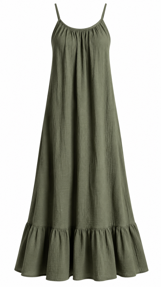 Backless Flowy Dress