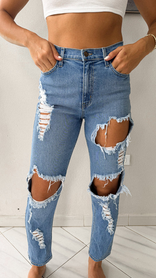Pre-Loved High Waist Jeans