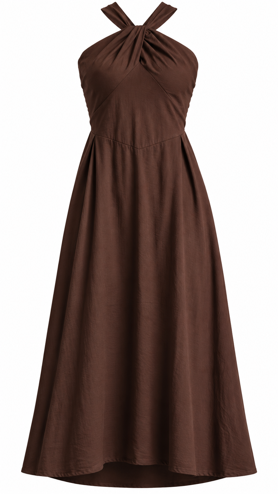 Twist Halter Neck Dress