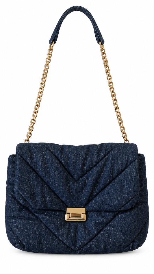 Pre-Loved Zara Denim Shoulder Bag