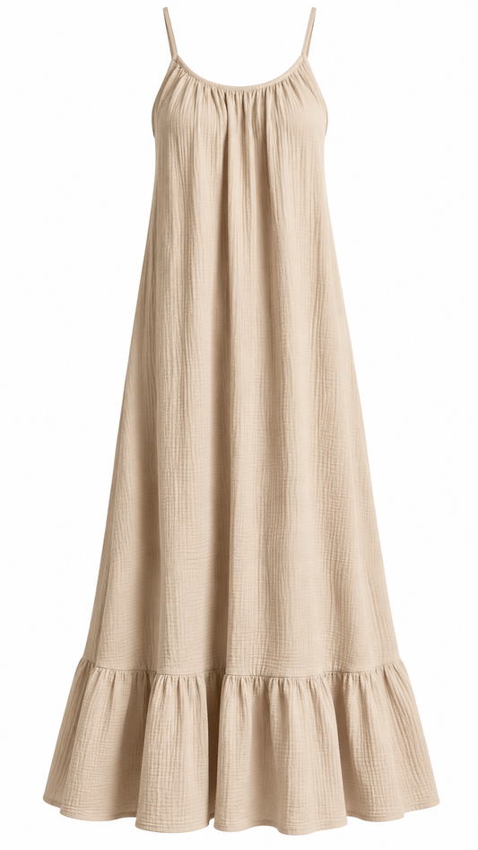 Backless Flowy Dress