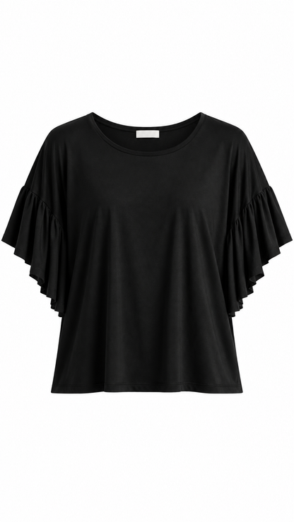 Ruffle Sleeve Top