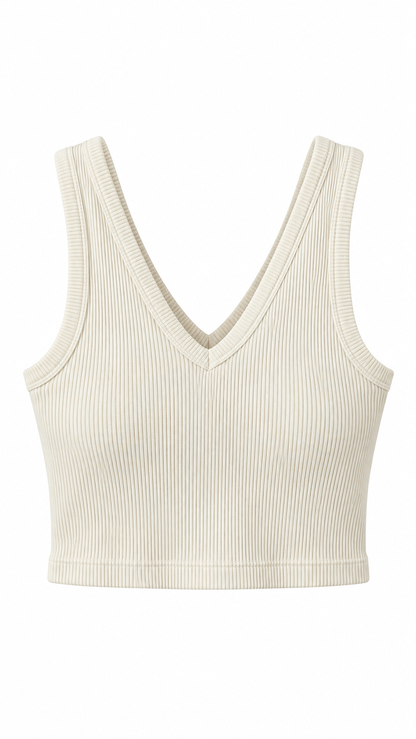 New Ribbed Top