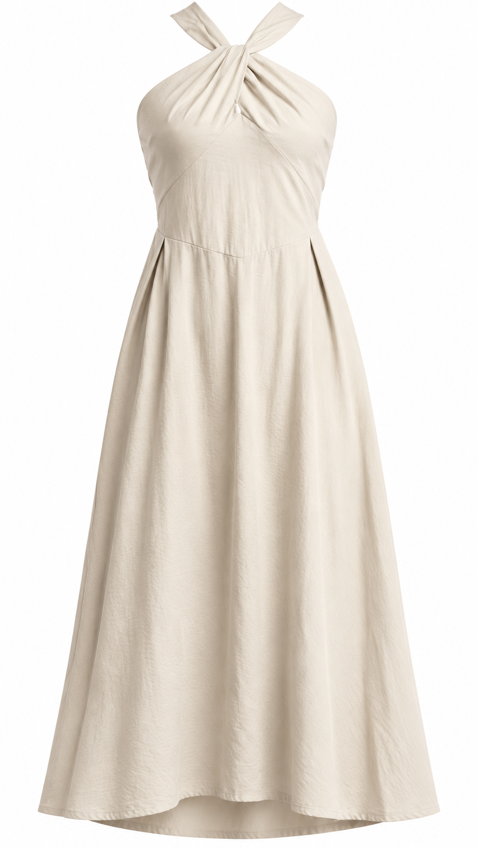 Twist Halter Neck Dress