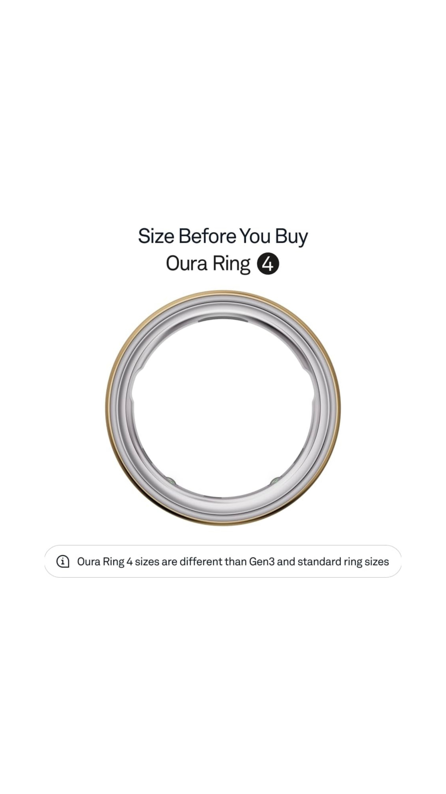 Pre-Loved Oura Ring 4, Size 8