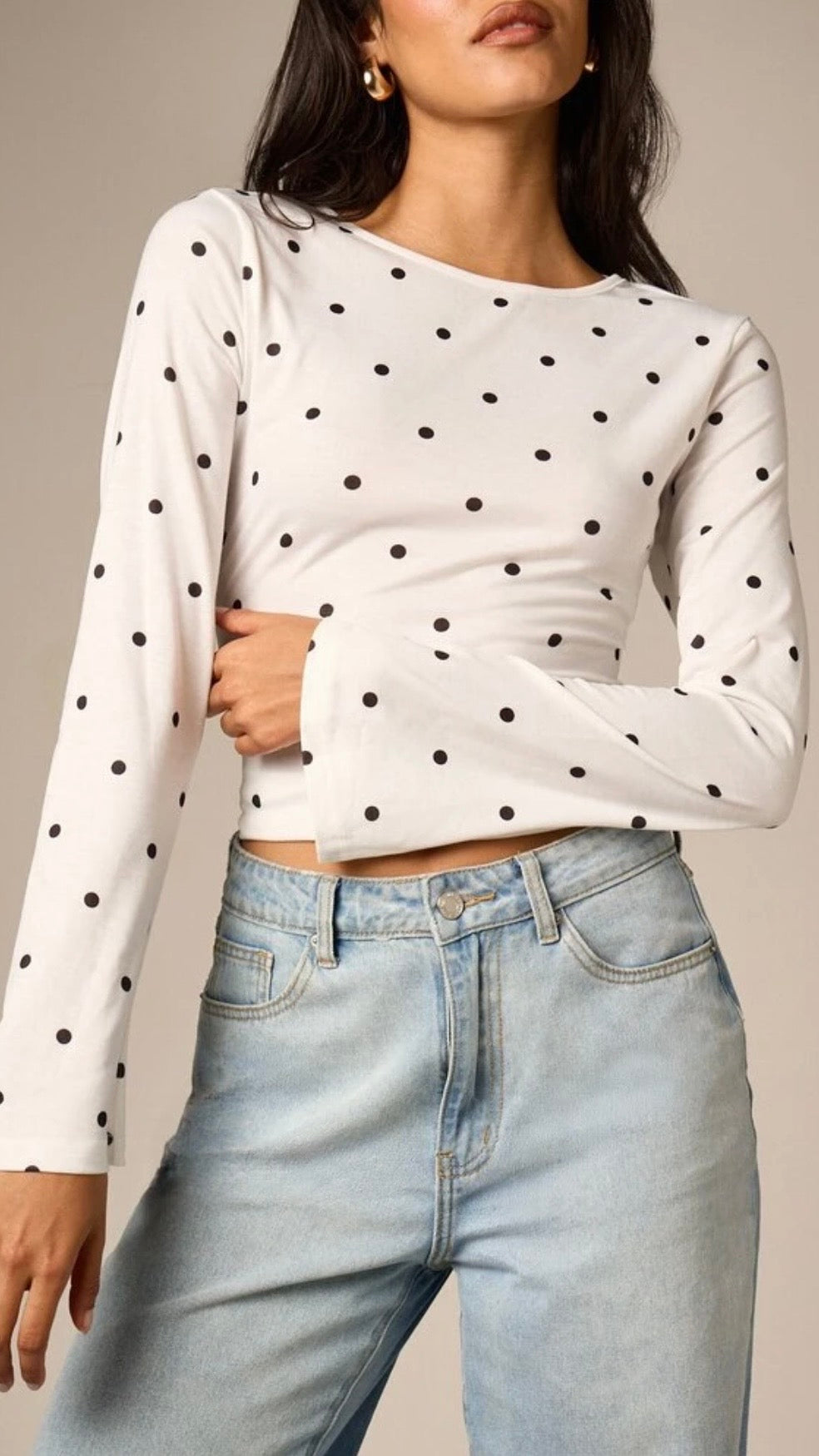 New Polka Dot Top