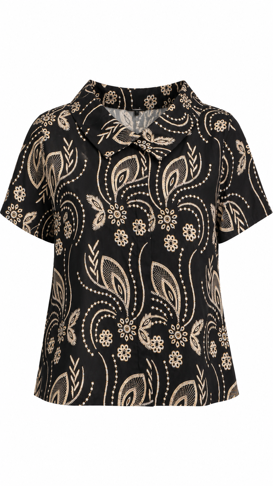 Paisley Embroidered Top