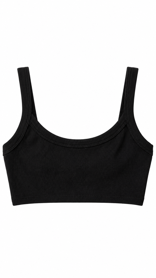 New Ribbed Crop Top
