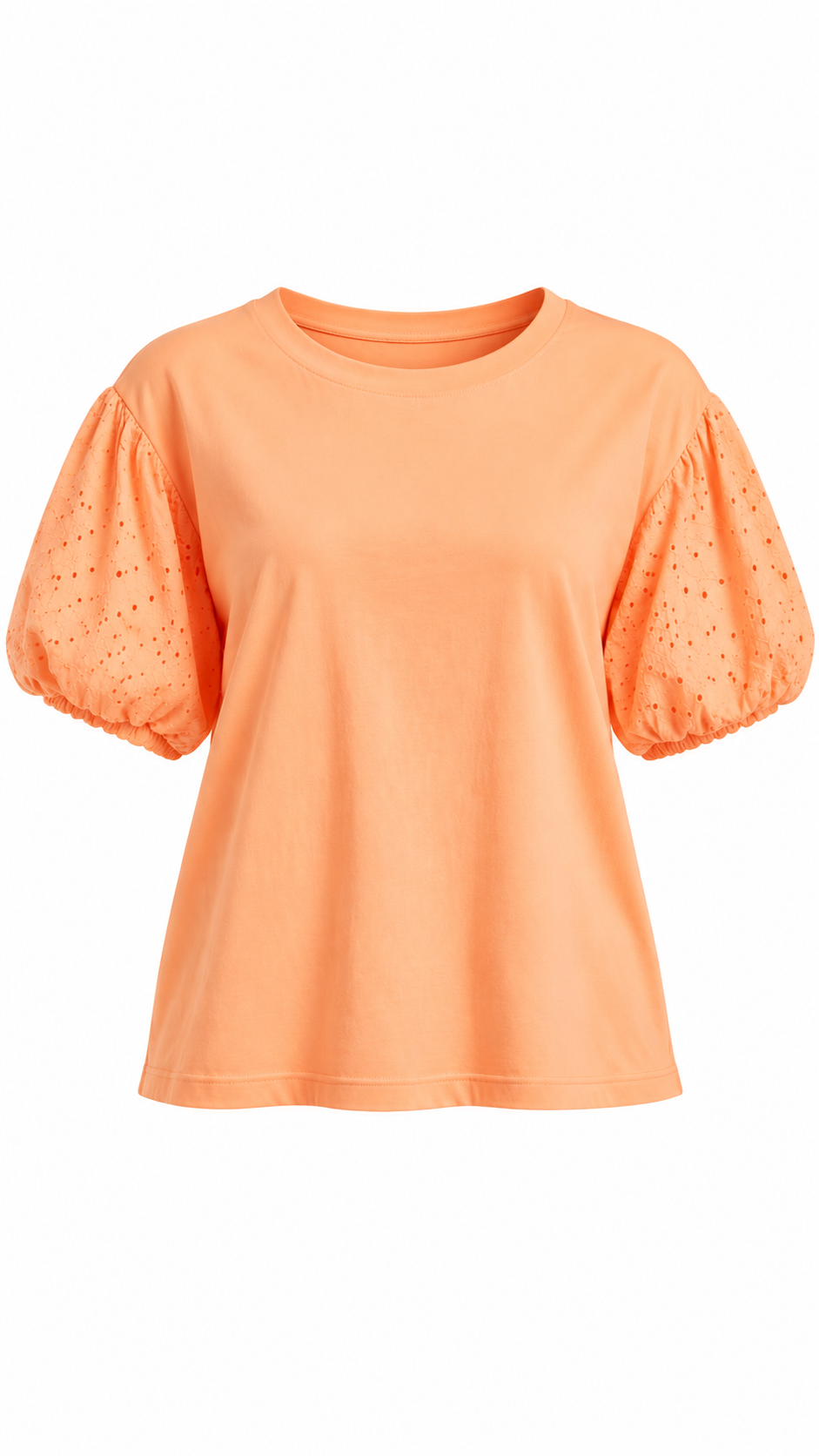 Eyelet Puff Sleeve Top