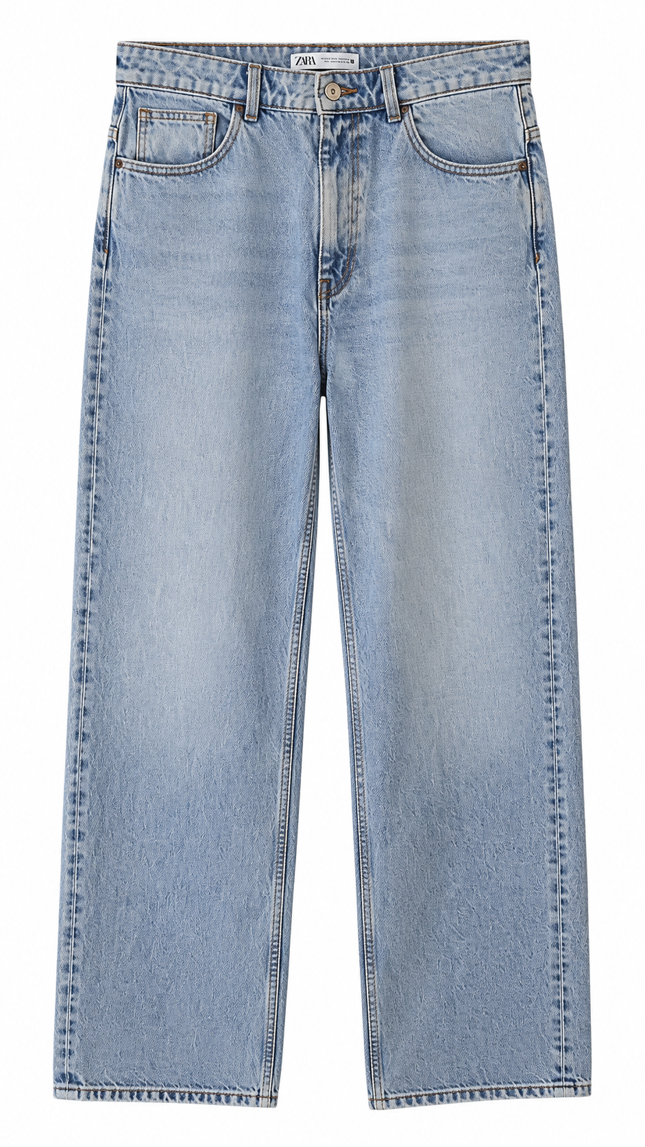 New Zara High Rise Regular Fit Jeans