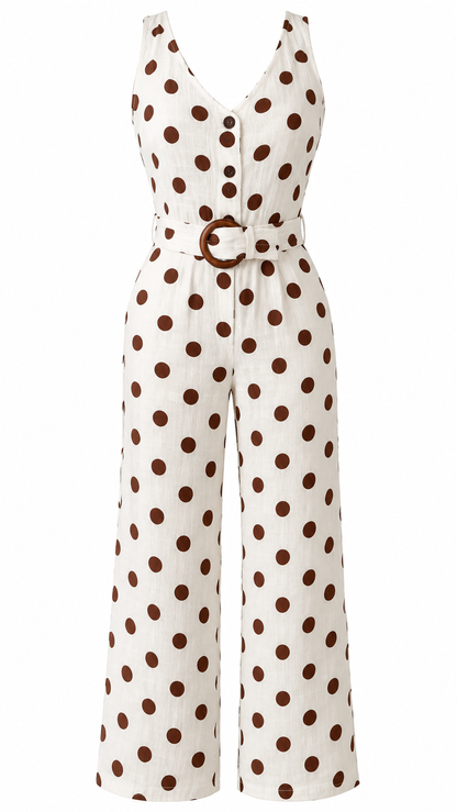 New Polka Dot Petite Romper