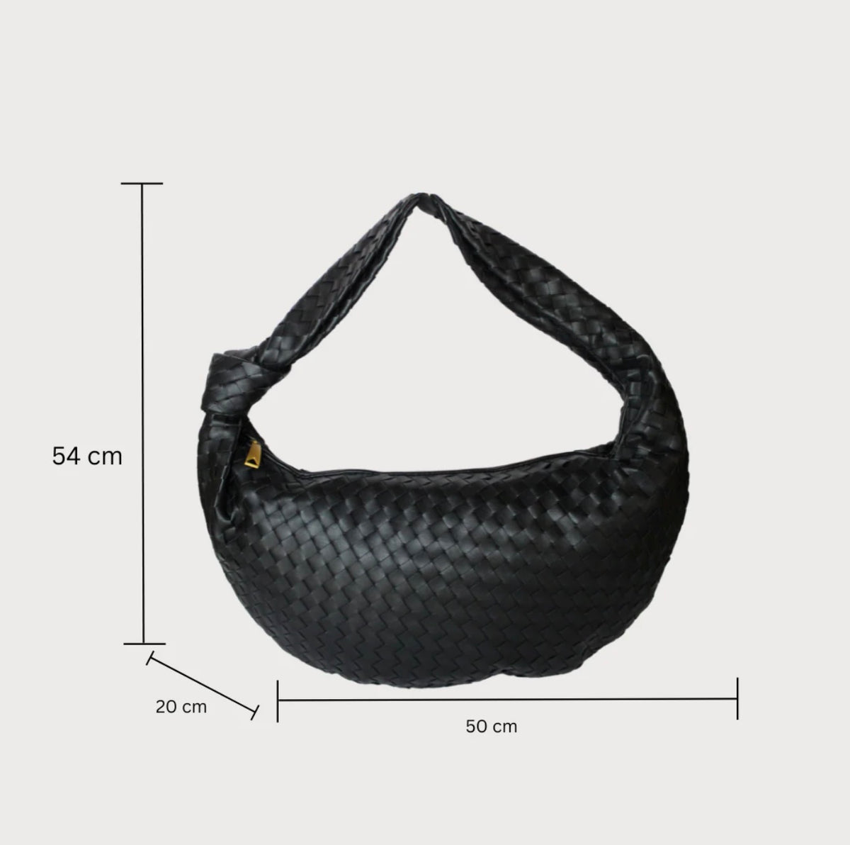 Pre-Loved Woven Tote Bag - White