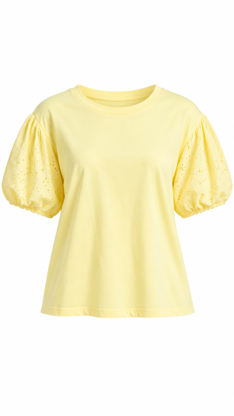 Eyelet Puff Sleeve Top