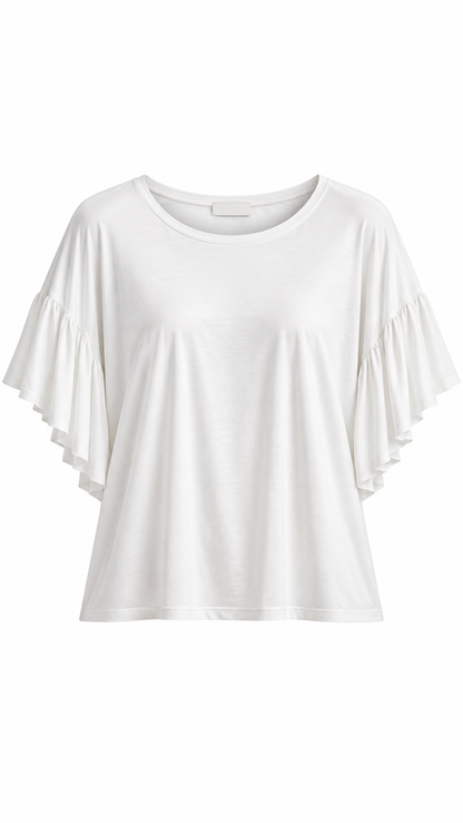 Ruffle Sleeve Top
