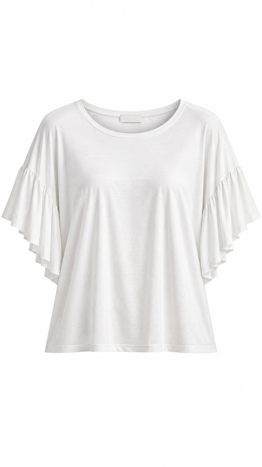 Ruffle Sleeve Top