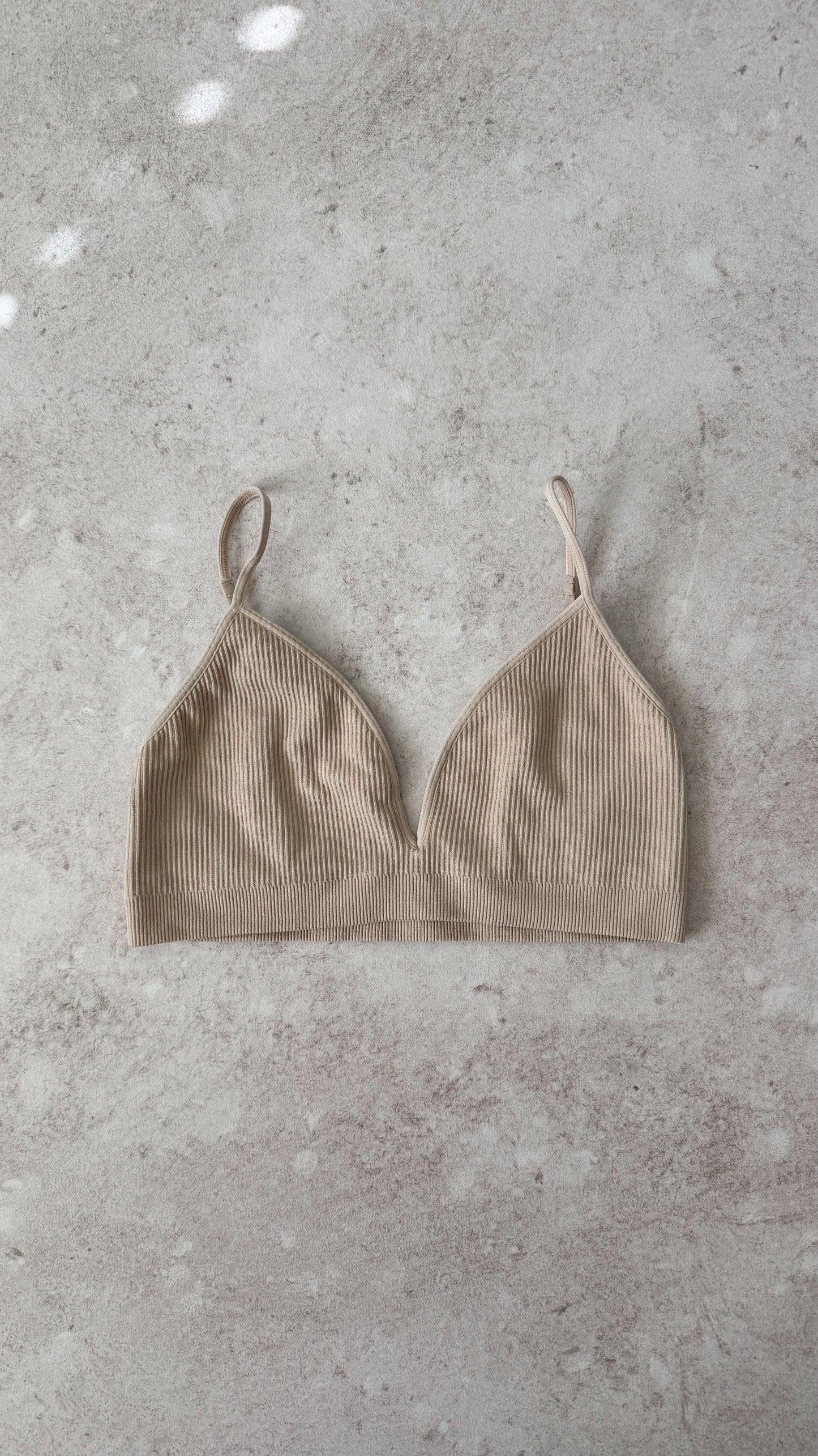 New Ribbed Bra