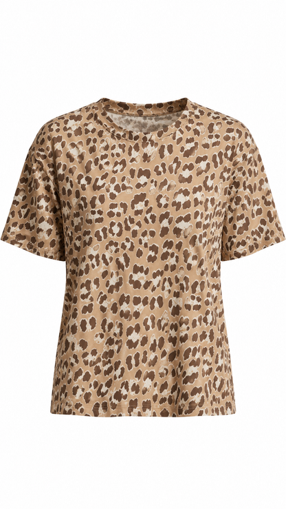 Leopard Print Tee