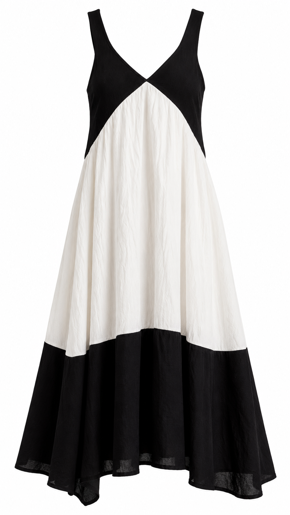 Colorblock Flowy Dress